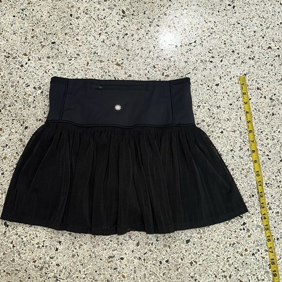 Athleta black A Game Mesh Skort 13.5 XS tennis golf pickleball skirt - Picture 7 of 7